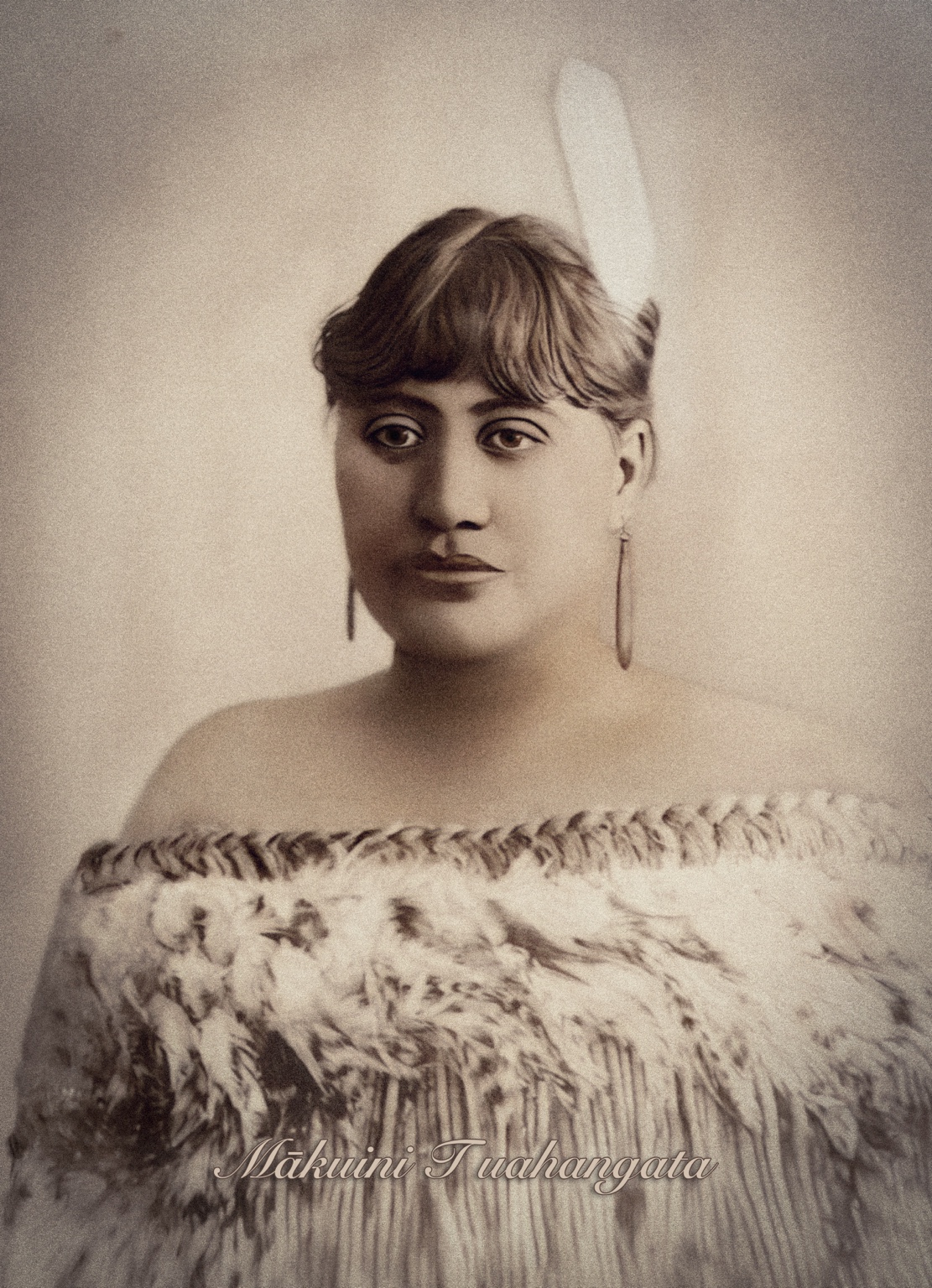 Historic portrait of Makuini Tuahangata
